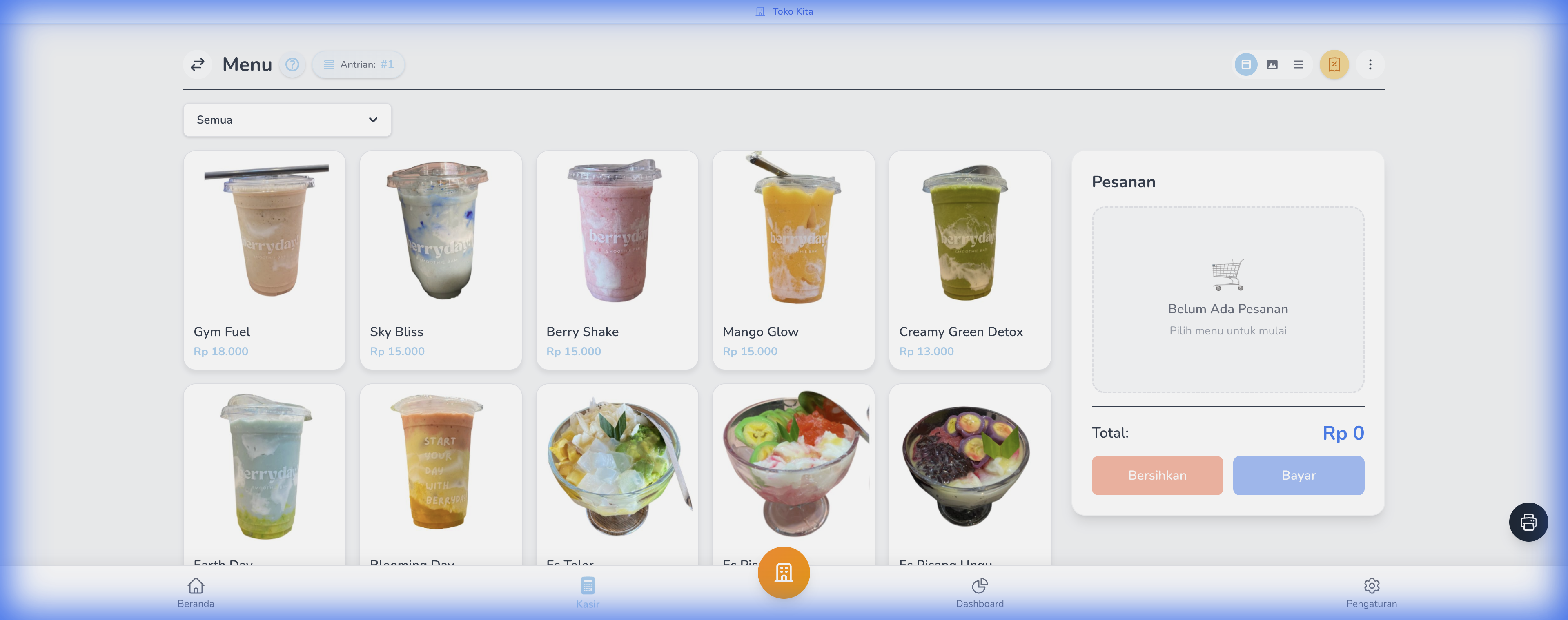 Halaman Kasir AnakTangga POS