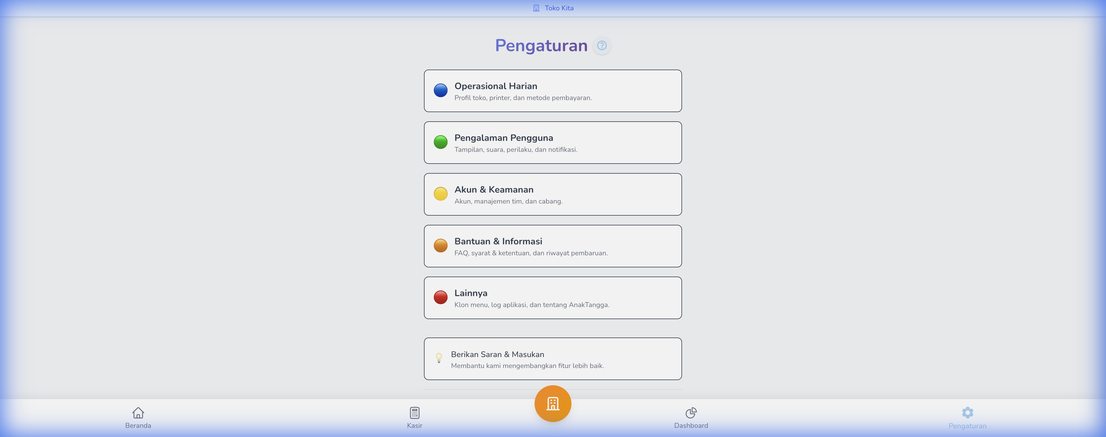 Pengaturan Operasional AnakTangga POS